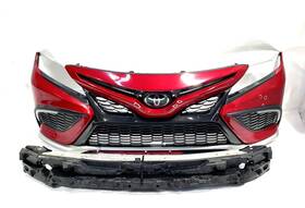 Toyota 105-10722f 2021 24 Camry Oem Complete Front Bumper Supersonic Red Xse Small Damage