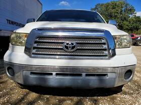 105-50264h Toyota 2007 08 2009 Tundra Oem 040 Super White Complete Front Bumper Has Dent