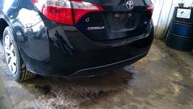 190-59227 Toyota 209 Black Rear Bumper Sedan Fits 14-19 Corolla 10293583