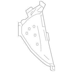 52112-47060 Toyota Genuine Bumper Filler