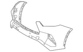 52119-0e980 Toyota Genuine Bumper Cover