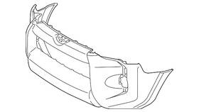 52119-35920 Toyota Genuine Bumper Cover Front