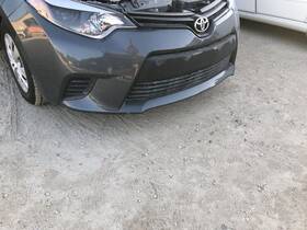 5211903904 Toyota 2014 2015 2016 Corolla Front Bumper Assembly 1f9 Slate Gray Metallic 8125