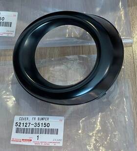 52127-35150 Toyota Oem Genuine Fj Cruiser Jdm Blk Right Fr Fog Light Bezel Cover