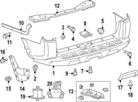 52151-35901 Toyota Genuine Lower Extension