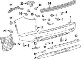 52156-0e160 Toyota Genuine Side Support