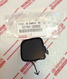 52161-30902 Toyota New Lexus Gs300 Gs430 Gs450h Gs460 Rear Bumper Tow Hook Cover Oem Cap Right Sm
