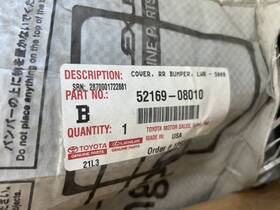 52169-08010 Toyota Oem 2021-2024 Sienna Rear Lower Bumper Cover Panel