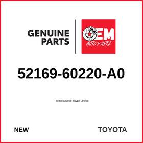 Toyota 52169-60220-a0 Genuine Rear Bumper Cover Lower