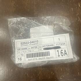 52522-04010 Toyota Genuine Bumper Cover Support Rail Clip Front Upper