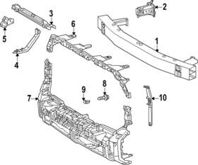52527-0c010 Toyota Genuine Bumper Bracket Retainer