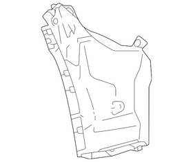 52592-12220 Toyota Genuine Side Support