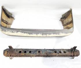 5261514150 Toyota 1987 1992 Supra Oem Rear Bumper Needs Paint Rough Surface