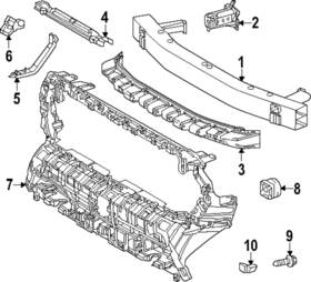 53112-ak010 Toyota Genuine Center Support