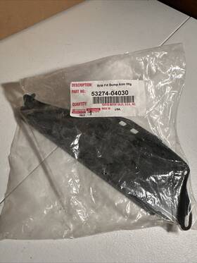 53274-04030 Toyota Genuine Bumper Cover Bracket Left Front