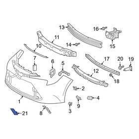 5312812190 Toyota Oe For Corolla 2023-2024 Front Tow Eye Cap