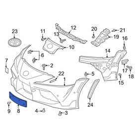 90118wa396 Toyota Oe For Gr Supra 2020-2024 Front Tow Eye Cap