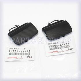 Su003-01530 Toyota Genuine Oem Scion Passanger And Driver Side Rear Bumper Tow Eye Cap Set