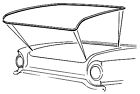 C0mb-6443720-c Trunk Ford Falcon Seal Lid 1960-1961-1962-1963