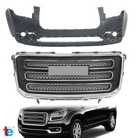 Tr51146 Turitrade Plastic For Gmc Acadia 2013-2016 Front Upper Bumper Cover Grille