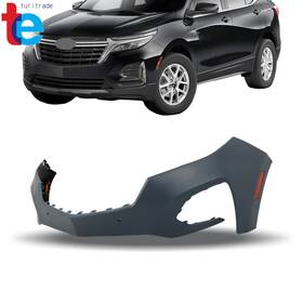 Tr53900 Turitrade Front Bumper For Equinox 2022-2023 With Towing Hook Cap Sidelight And 2 Holes