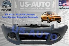 F1000678-a Us-parts 3 Fit 2013 - 2016 Ford Escape Bumper Front Complete Assembly With Fog