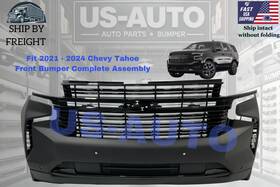 G1000a46-e Us-parts Fit 2021 22 23 2024 Chevy Tahoe / Suburban Rst Front Bumper Complete Assembly