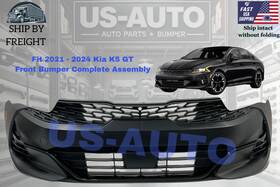 K1000212-a Us-parts Fit 2021 - 2024 Kia K5 Gt Front Complete Bumper Assembly With Fog