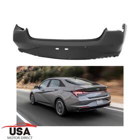 86610ab010 Usmotor Jhbut10081 For 2021-2023 Hyundai Elantra Bumper Cover Fascia Rear
