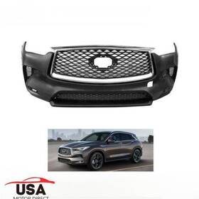 Lsot002674a Usmotor B C Complete Front Bumper Cover With Grill Set 622545na0a Fits 2019-2021 Infiniti Qx50