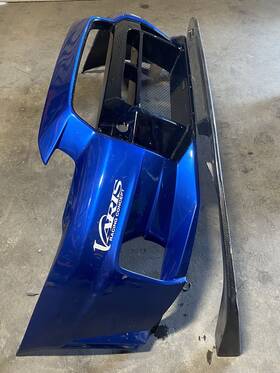 Vami-224 Varis Japan Front Bumper For Evo X 2006 -2017 Original With Sn Number Carbon Lip