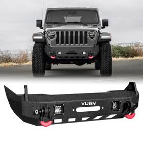 Kl-qg05-jk-hg04 Vijay For 2007-2017 Jeep Wrangler Jk Front Bumper Or Rear Wtih Led Lights