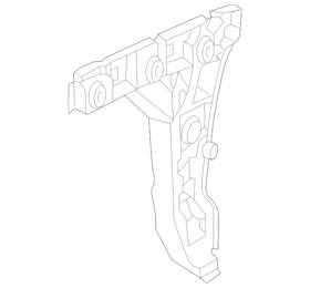 17a-807-376 Volkswagen Genuine Side Retainer