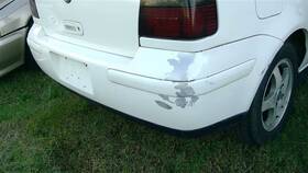 190-58791 Volkswagen Rear Bumper Convertible Fits 99-02 Golf 217721