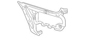 3c8-807-376-b Volkswagen Genuine Side Support