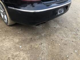 3c8807421kgru Volkswagen 2013-2017 Cc Rear Bumper Assembly Lc9x Black Without Park Assist 844690
