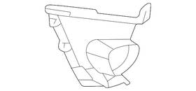 3cm-807-884 Volkswagen Genuine Side Support