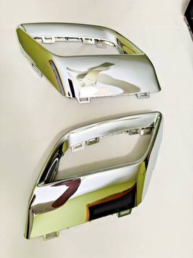 3cn8078332zz Volkswagen Rear Bumper Cover Exhaust Pipe Hole Trim For 2018 2019 2020 Atlas