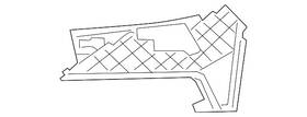 3g8-807-483 Volkswagen Genuine Corner Support