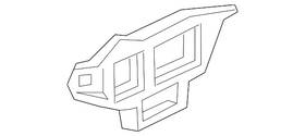 Volkswagen 5c6-807-183 Genuine Side Retainer