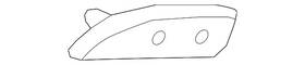 5c6-807-184-a Volkswagen Genuine Bumper Cover Bracket