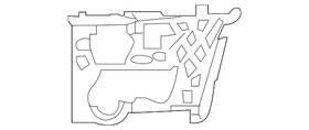 5gm-807-724-e Volkswagen Genuine Side Support