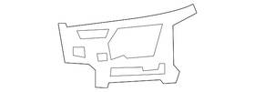 5k0-807-724-f Volkswagen Genuine Side Support
