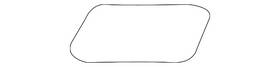 7p6-807-367-a-gru Volkswagen Genuine Tow Eye Cap