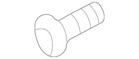 Volkswagen N-907-750-01 Genuine Fender Liner Screw