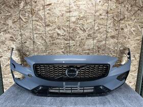31449144 Volvo S60 2019-2024 Front Bumper Cover Panel With Grille Assembly Oem Damaged