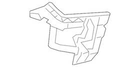 31663001 Volvo Genuine Side Bracket