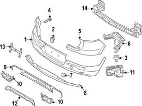 32386992 Volvo Genuine Side Bracket
