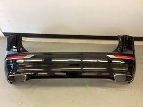 40002359 Volvo 20-21 Xc60 717 Onyx Black Rear Bumper Cover With Pas