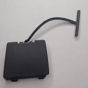 8662760 Volvo 99-06 S80 Tow Hook Cover Rear Bumper Trim Oem Black Plastic